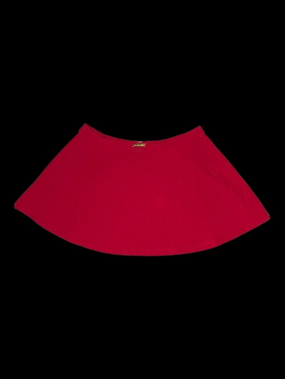 MICHAEL Michael Kors Cherry Red Flared Skater Mini Skirt Small